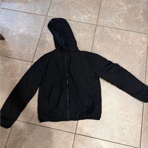 TNA Black Hooded Puffer Jacket